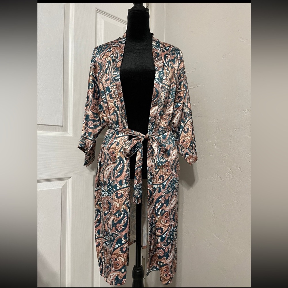 Paisley Print Women's Robe
